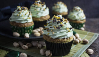 Pistazien-Cupcakes – klein, grün und ganz schön frech!