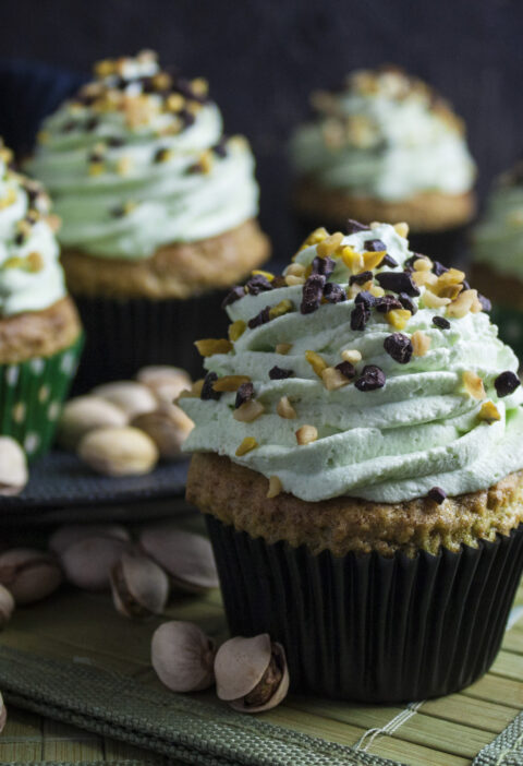 Pistazien-Cupcakes – klein, grün und ganz schön frech!