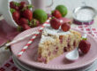 Erdbeer-Grieß-Kuchen mit Limette