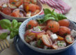 Melonen-Tomaten-Salat mit Basilikum