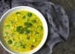 Brokkoli-Lauch-Suppe mit Kurkuma